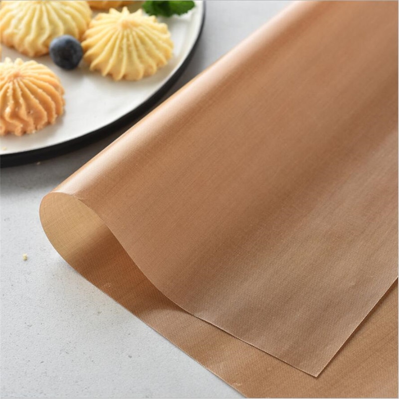 Papier de cuisson antiadhésif réutilisable résistant aux hautes températures feuille de téflon pâtisserie cuisson papier huilé gril tapis de cuisson outils de cuisson