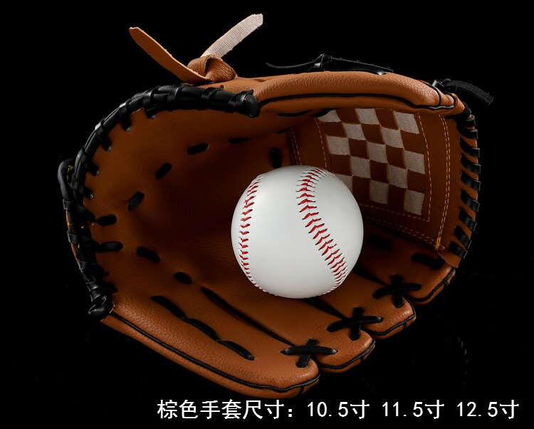 Kids Baseball Handschoen Lederen Mannen Linkerhand Accessoires Baseball Handschoen Training Apparatuur Guante Beisbol Baseball Pitching: green / S