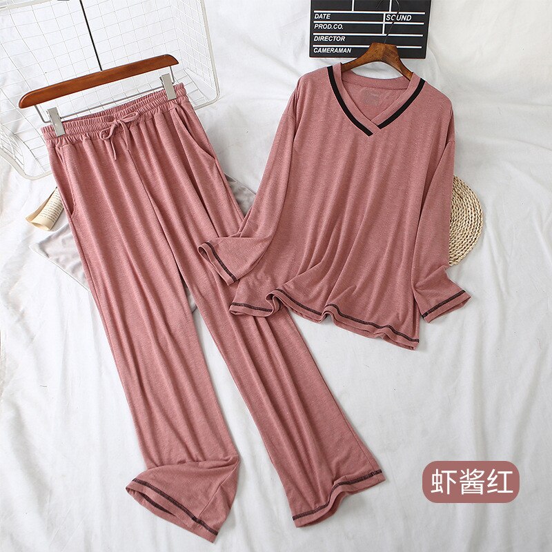 Dames katoenen lange mouwen homewear zomer herfst pyjama set dames homewear dames katoenen pyjama zomer homewear pak homewear
