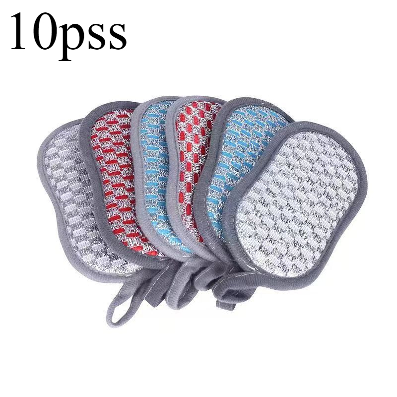 5/10/20PCS Reusable Washable Sponges Magic Sponge Eraser Kitchen Sponge Cleaning Product Gadgets Tools Kitchen Tools Accessories: Gold