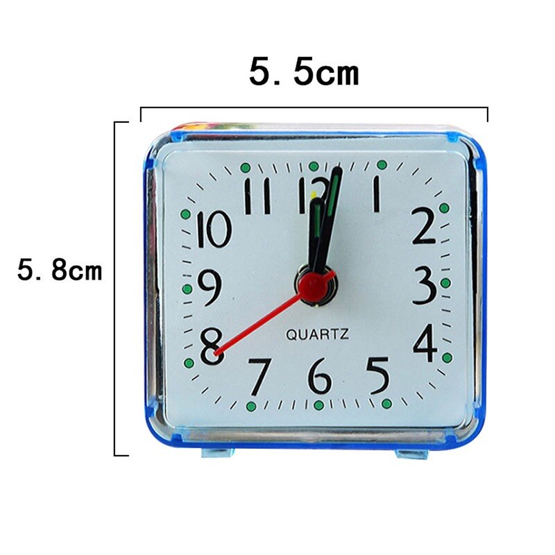 Alarma Digital LED reloj relij de mudo calendario electrónica escritorio luz Mesa Relojes de pared escritorio reloj: blue D2
