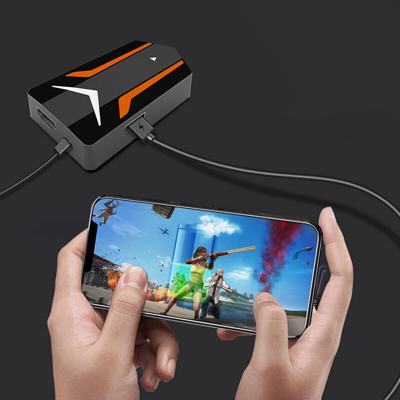 Gamepad with On-Screen TV Controller Keyboard Mouse Converter Bluetooth Adapter USB HUB Plug and Play