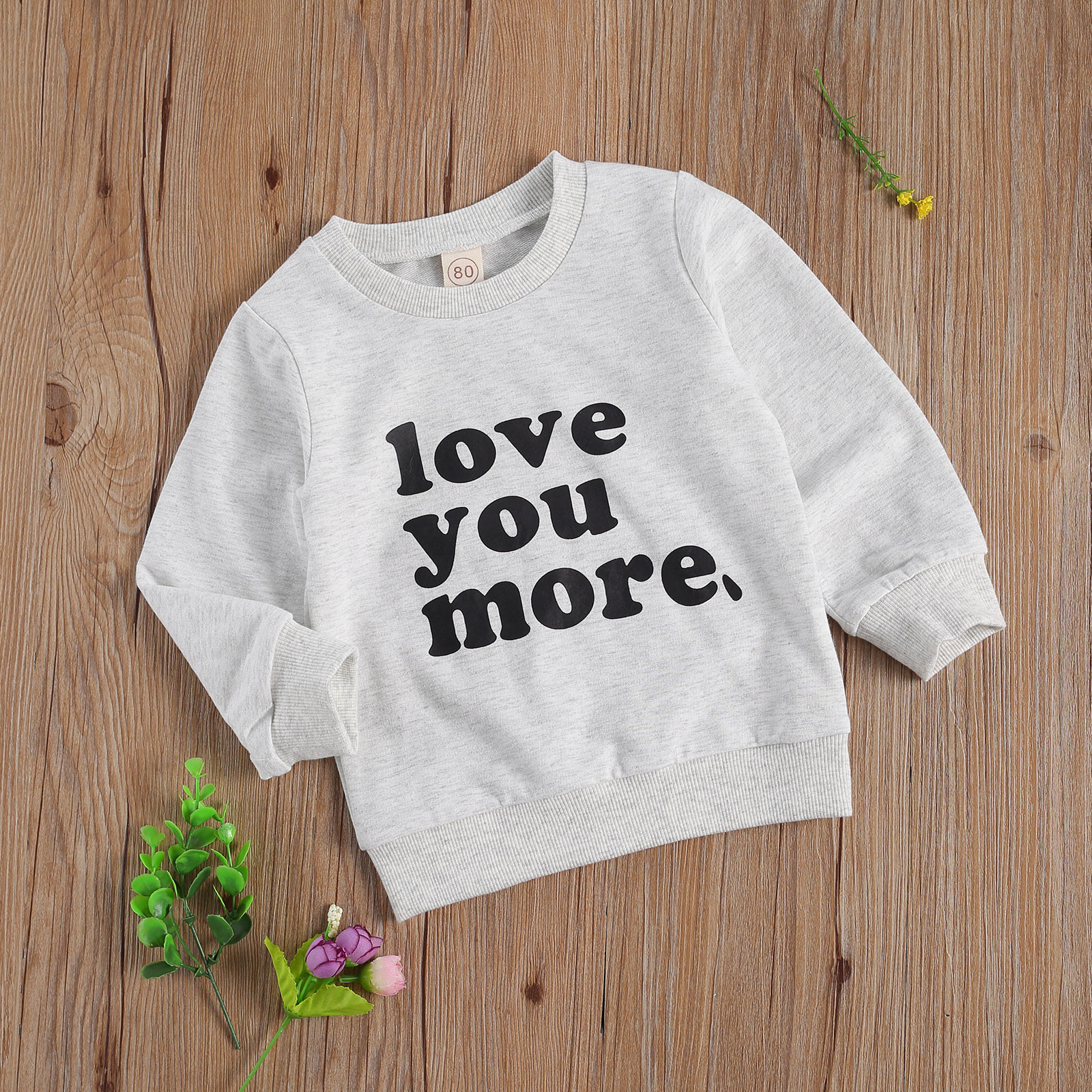 Toddler Infant Kid Baby Boy Sweatshirts Casual Long Sleeve Letter Child Clothes Tops Autumn Winter Costumes