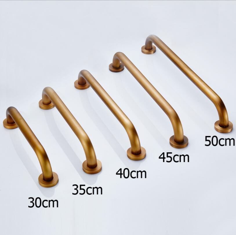 Vidric Bathroom armrest brass bathroom handle bathtub armrest handrail Grab Bar Antique Bronze Hand bar Safety bar