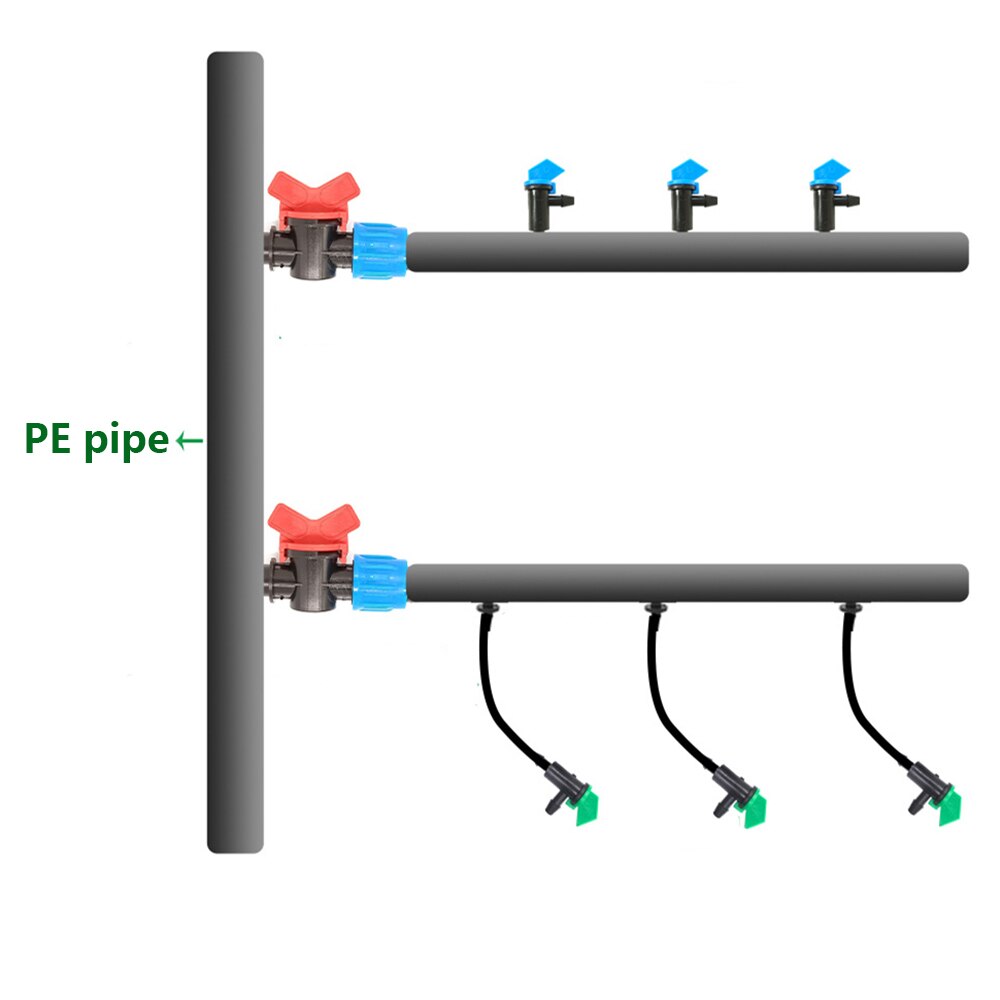 15 Pcs 4L Vlag Drip Druppelaar Micro Drip Irrigatie Gestage Stroom Compenseren Emitters Tuin Kas Plant Bonsai Gieter Gereedschap