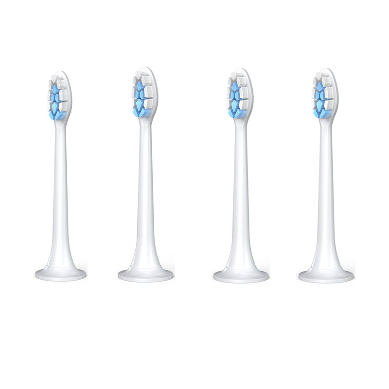 Cabeça de escova de dentes elétrica 4x para xiaomi sonic, t300 t500 t700, ultrassônica 3d, de alta densidade, substituição: 4pcs LanBai
