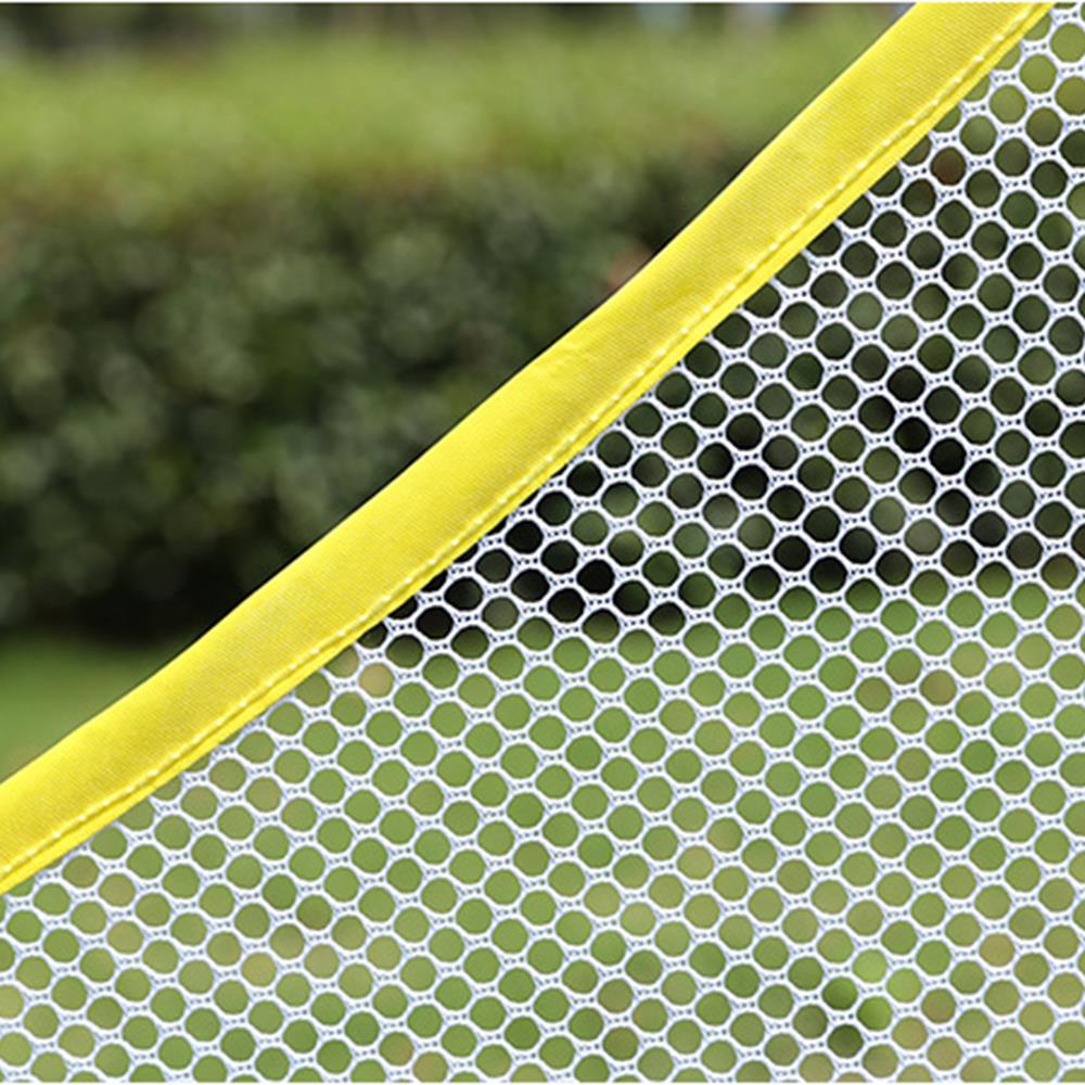 Portable 5 Person System Yellow White Game Goalkeeper Soccer Ball Net Goal Football Gate Outdoor Football Net Practical