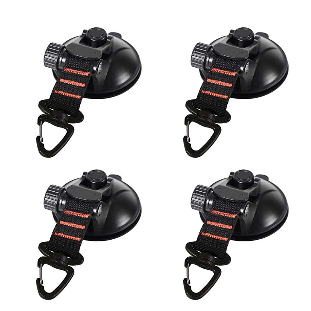 Anclaje con ventosa para exteriores, gancho de seguridad para atar, lona de Camping como toldo lateral del coche, lonas de piscina, accesorio para carpas de coche al aire libre