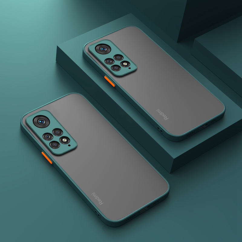 Case Voor Xiaomi Redmi Note 11 Pro 5G Cover Coque Funda Matte Doorschijnend Schokbestendig Hard PC Beschermende Telefoon bumper Mi Note 11S