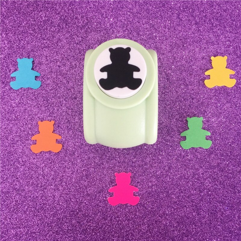 1 ''/20mm Urso Forma perfurador do ofício para scrapbooking papel perfurador cortador de papel do scrapbook furadores artesanais animal buraco soco