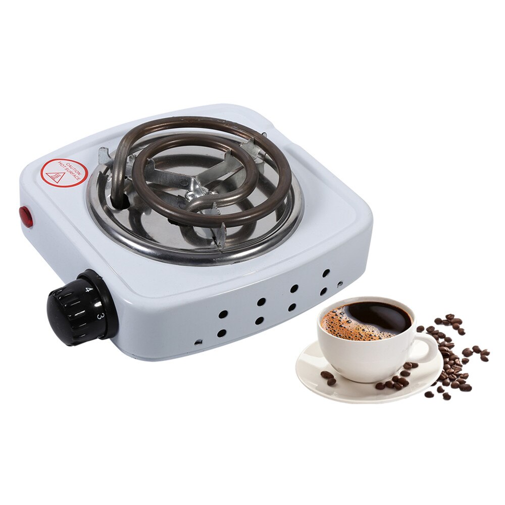 Estufa eléctrica de cocina de 220V y 500 W, calentador de café multifunción para oficina, quemador de hierro, estufa de cocina para el hogar, placa , enchufe europeo