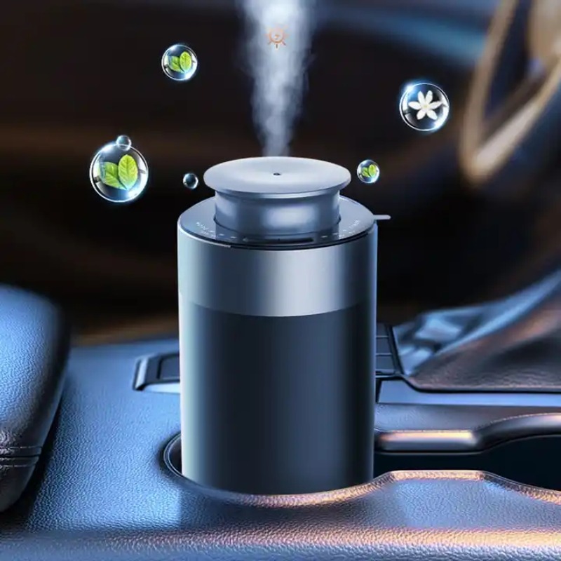 Auto Etherische Olie Diffuser Aluminium Aromatherapie Geurverspreider Waterloze Draagbare Geurmachine 100m ³ Voor Thuiskantoor