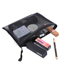 Casual di Viaggio Sacchetto Cosmetico Delle Donne Zipper Make Up Trasparente di Caso di Trucco Dell'organizzatore di Immagazzinaggio Del Sacchetto Toilette Bellezza Wash Kit di Sacchetti