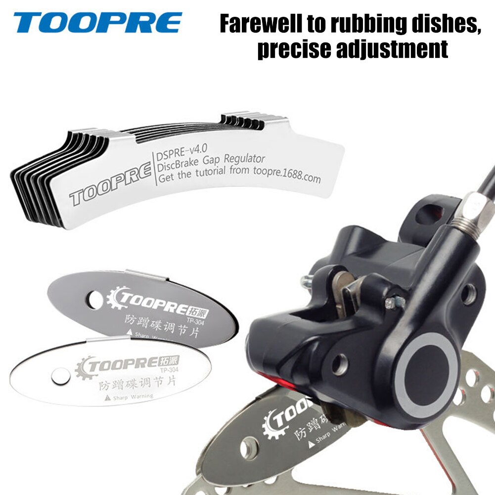 MTB Mountain Bike Disc Brake Pads Adjusting Tool Bicycle Brake Pads Rotor Alignment Spacer Cycling Repair Kit