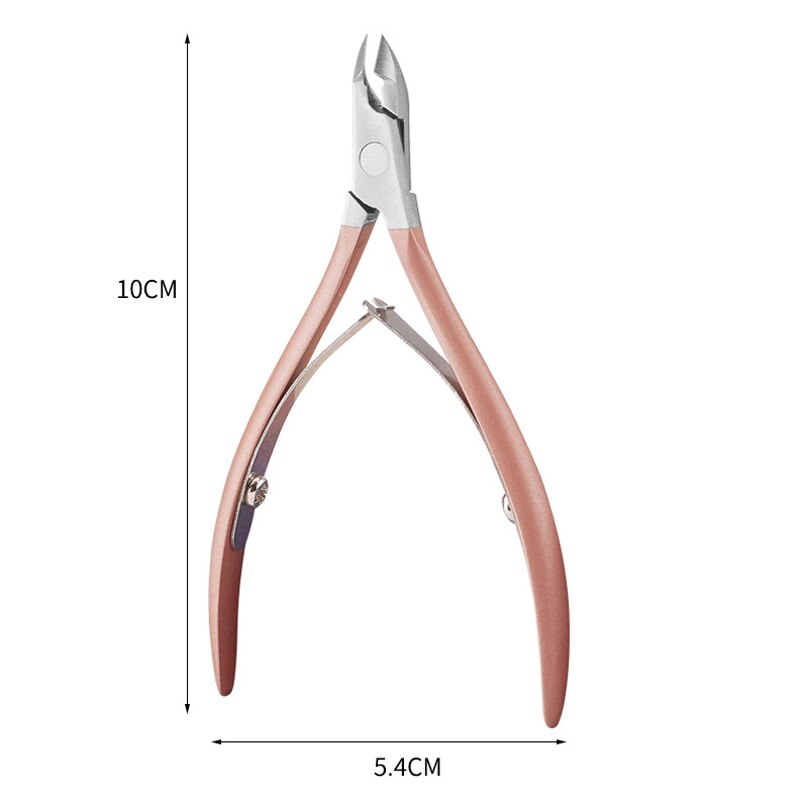 Taoye teemo Nail Cuticle Scissors Stainless Steel Manicure Pedicure Tools Rainbow colors Dead Skin Scissor Nipper Clipper Tools