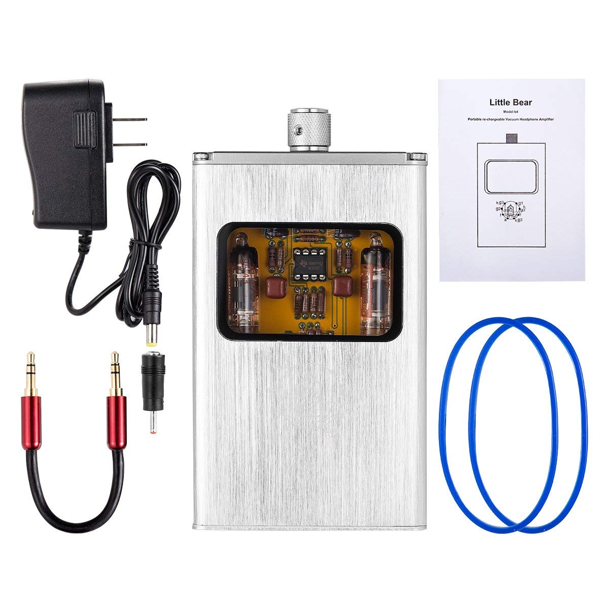 Amplificatore per cuffie bilanciato per telefono cellulare B4 con doppio tubo elettronico ricaricabile portatile