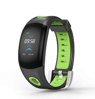 Tezer  dm11 smarta armband  ip68 vattentäta armband pulsmätare stegräknare bild skärm färg lcd-skärm för ios android: Grön