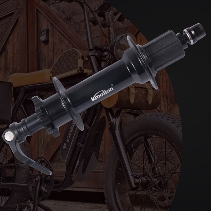 Kmotion Mountain Bike Rear Hub V-Brake Aluminum Alloy Rear Hub Cassette Hub With Quick Disassembly Inspection