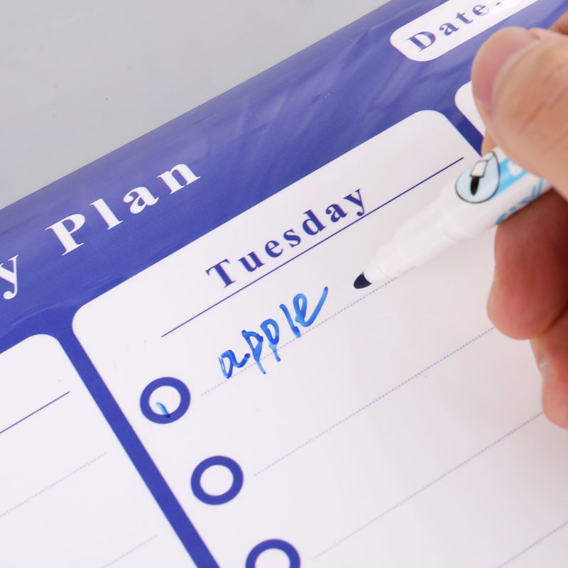 A3 Wekelijkse Planner Zachte Magnetische Whiteboard Magneten Tekening Message Board P9YA