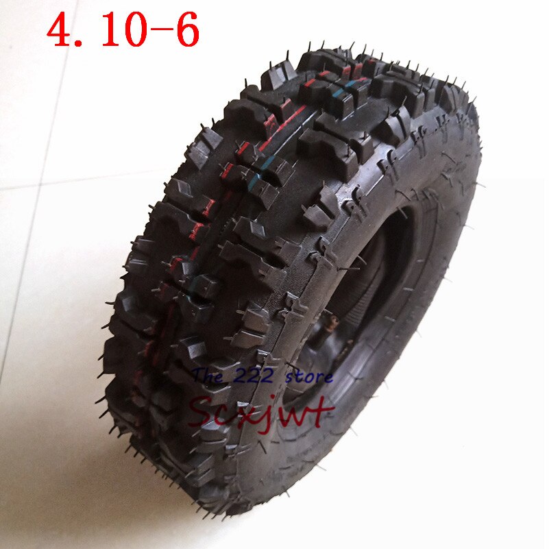 Neumáticos para quitanieves de 4,10-6 pulgadas, neumáticos de playa de 4,10-6 pulgadas, neumáticos para ruedas ATV Quad Go Kart butterfly flower con tubo interno