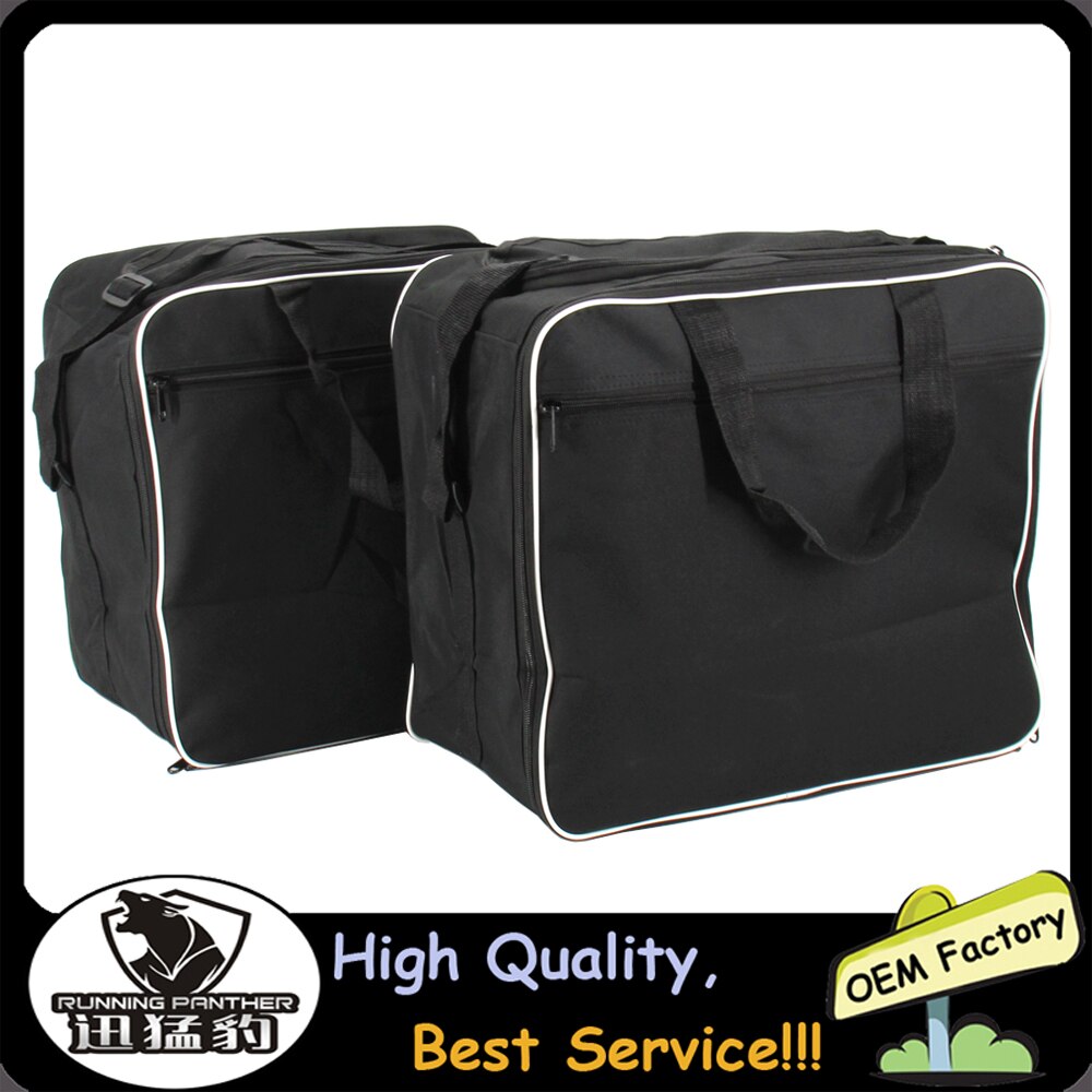 Motorcykel bagage tasker til bmw  r1200gs adv sort inderposer  r 1200 gs eventyr vandkølet: To sidekasser poser
