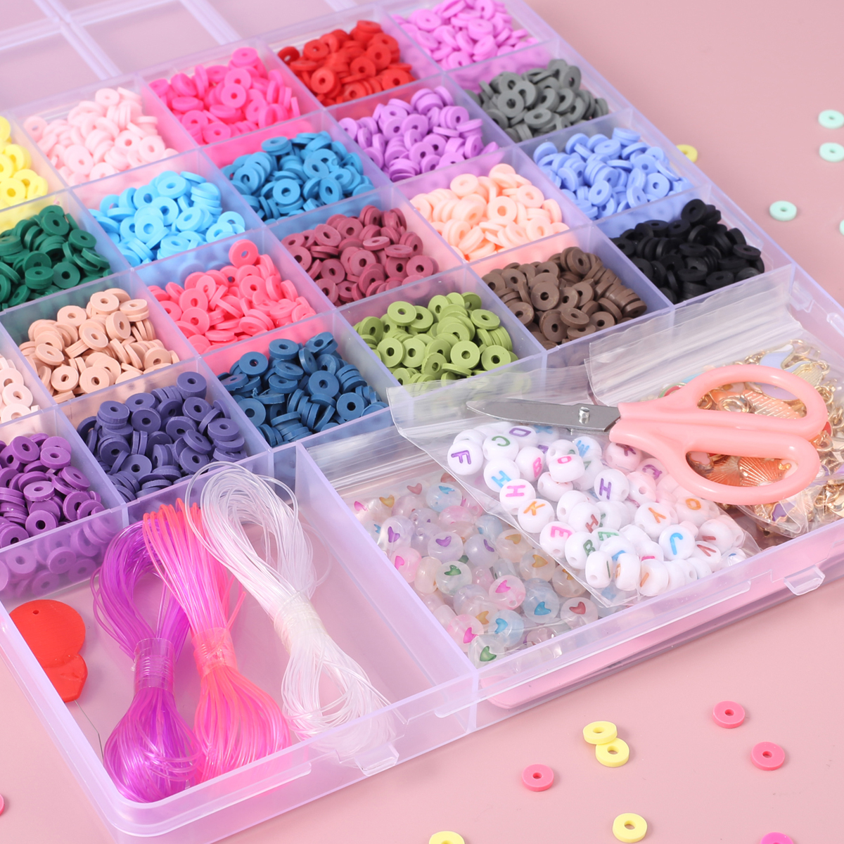 Traje de joyería artesanal hecho a mano, caja de cuentas pequeña de colores mezclados, apto para mujeres y hombres, accesorios de artesanía al por mayor, 2023: Azul