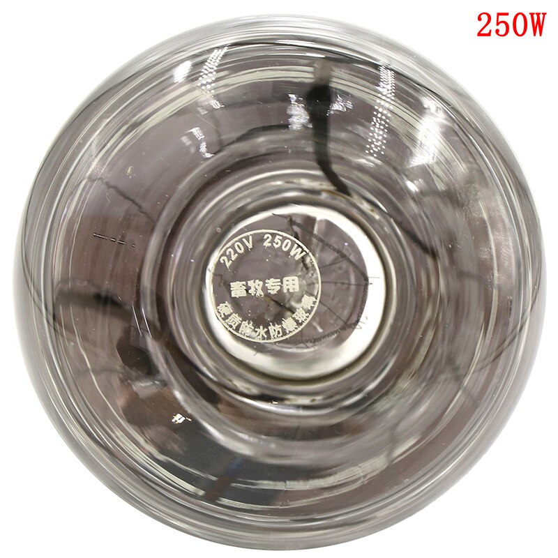 100/150/200/250W Farm Light Thermal Preservation Pig Chicken Heat Lamp Infrared Ray LED Hatch Dog Cat Red White Color