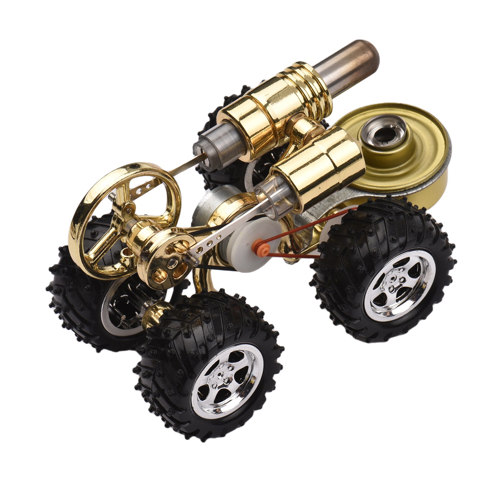 Stirling Engine Kit Electricity Generator Air Car Motor Model Physical Generator Model Flywheel Science Experiment