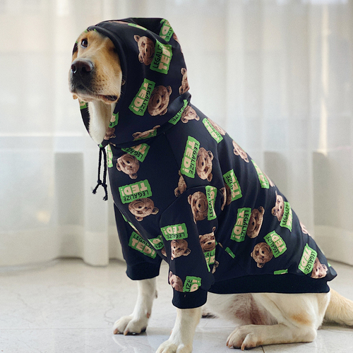 Medium En Grote Hond Kleding En Najaar Dunne Hond Hoodie Golden Retriever Labrador Doberman Hond Kleding Hond Accessoires: large dog 10