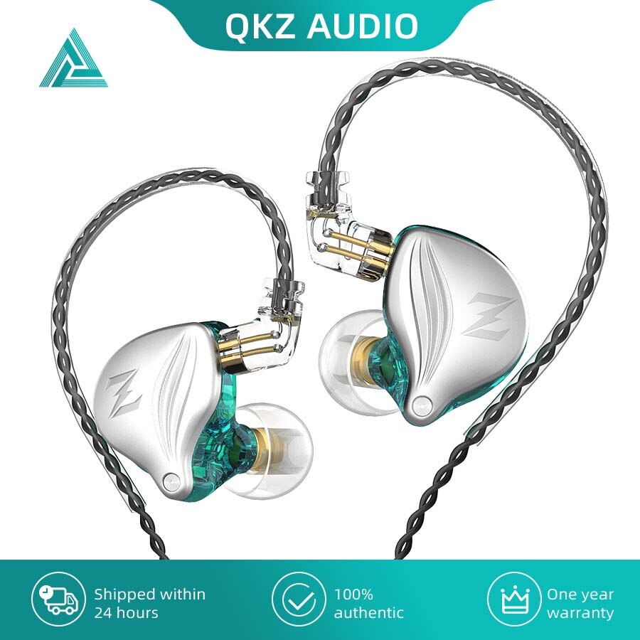 Qkz ZAX2 Zex Pro 1 Dynamische In Ear Monitor Oordopjes Afneembare Kabel Hoofdtelefoon Noice Cancelling Sport Game Headset