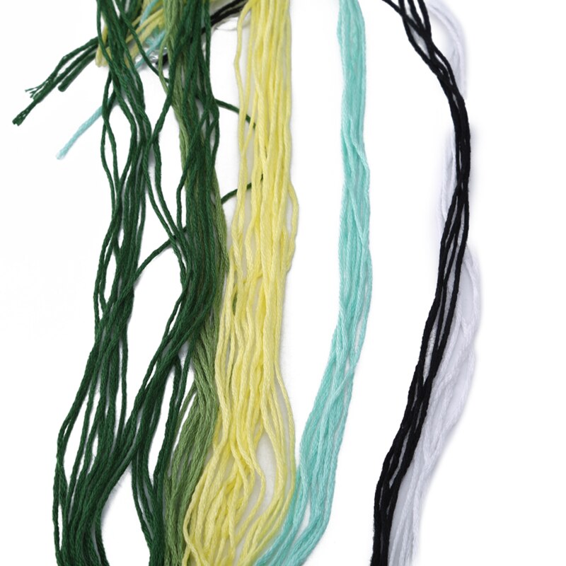 DIY Handmade Embroidery Sampler Kit For children Embroidery Material Package Embroidery Supplies Hanging Painting Deco