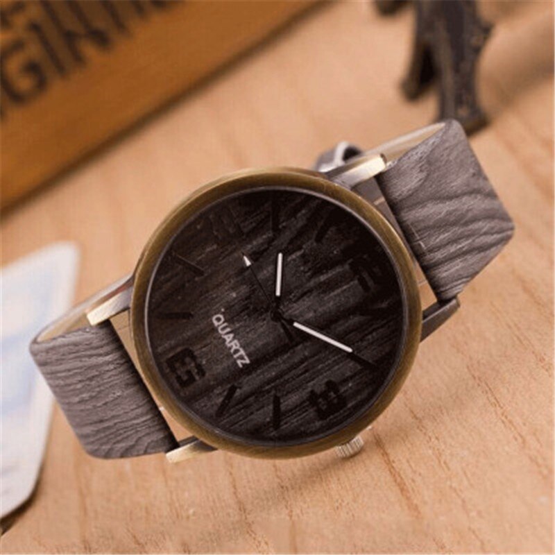 Mode creatieve vrouwen Houten horloges voor vrouwen meisje Dames Jurk Horloges Naties Quartz Horloge mannen Relogio masculino: wen 3
