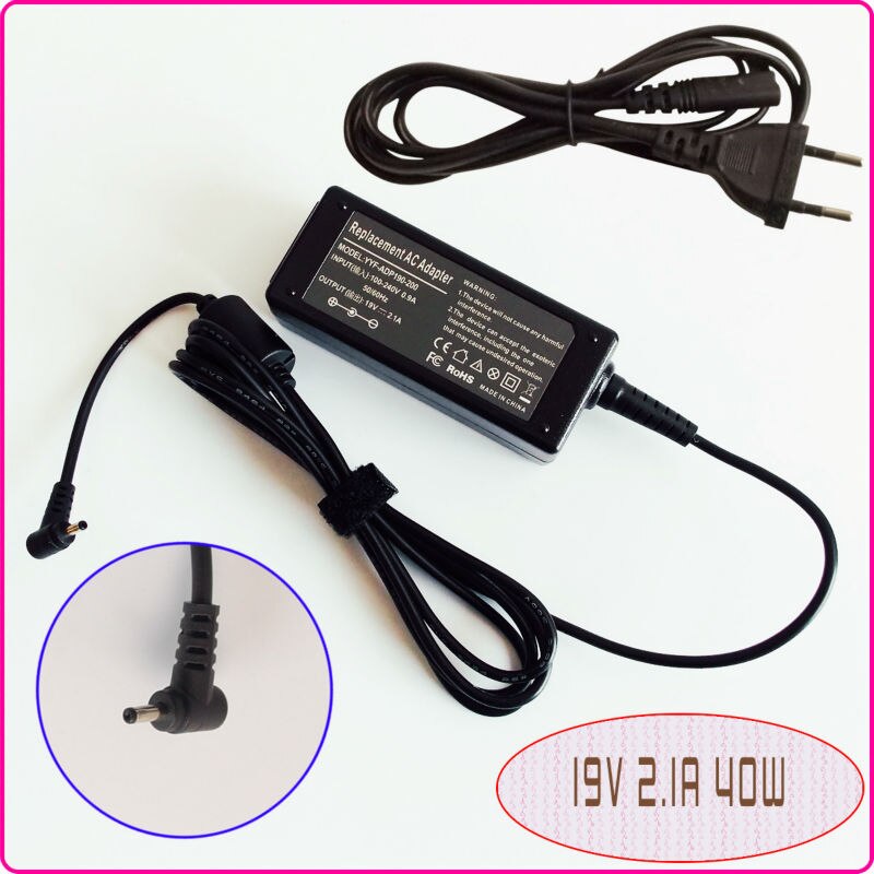 19 v 2.1A Voor ASUS Eee PC Seashell 1225B 1225C 1015PED 1015 t 1015B 1005HE E305895 Laptop Netbook Ac Adapter voeding Lader