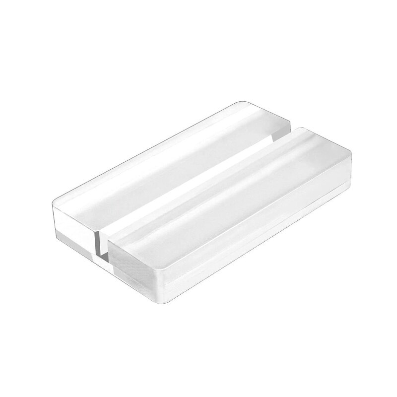 Clear Acrylic Stand Sign Holder Place Card Base Table Numbers Holder Seat Bracket for Wedding Receptions Events