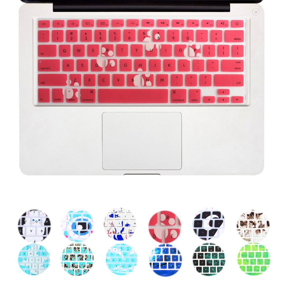 Bär, Katze, Fisch, schlucken und Elefanten aufbringen Nette Tiere Serie tastatur Abdeckung aufkleber für Macbook Luft 13 Profi 13 15 17 zoll