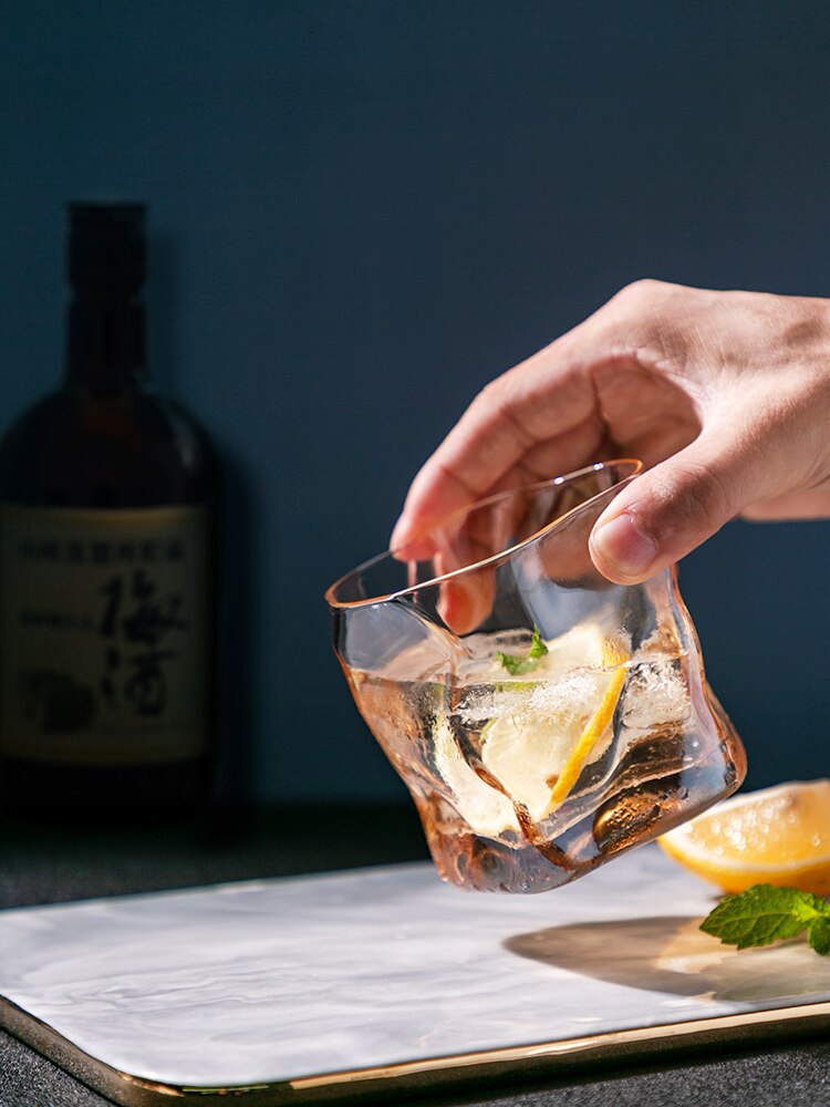 Drinking Glasses Wine Glass Shot Glass Whiskey Glass Beer Glass Transparent Glass Cup Drinkware Water Goblets Cocktail Glass