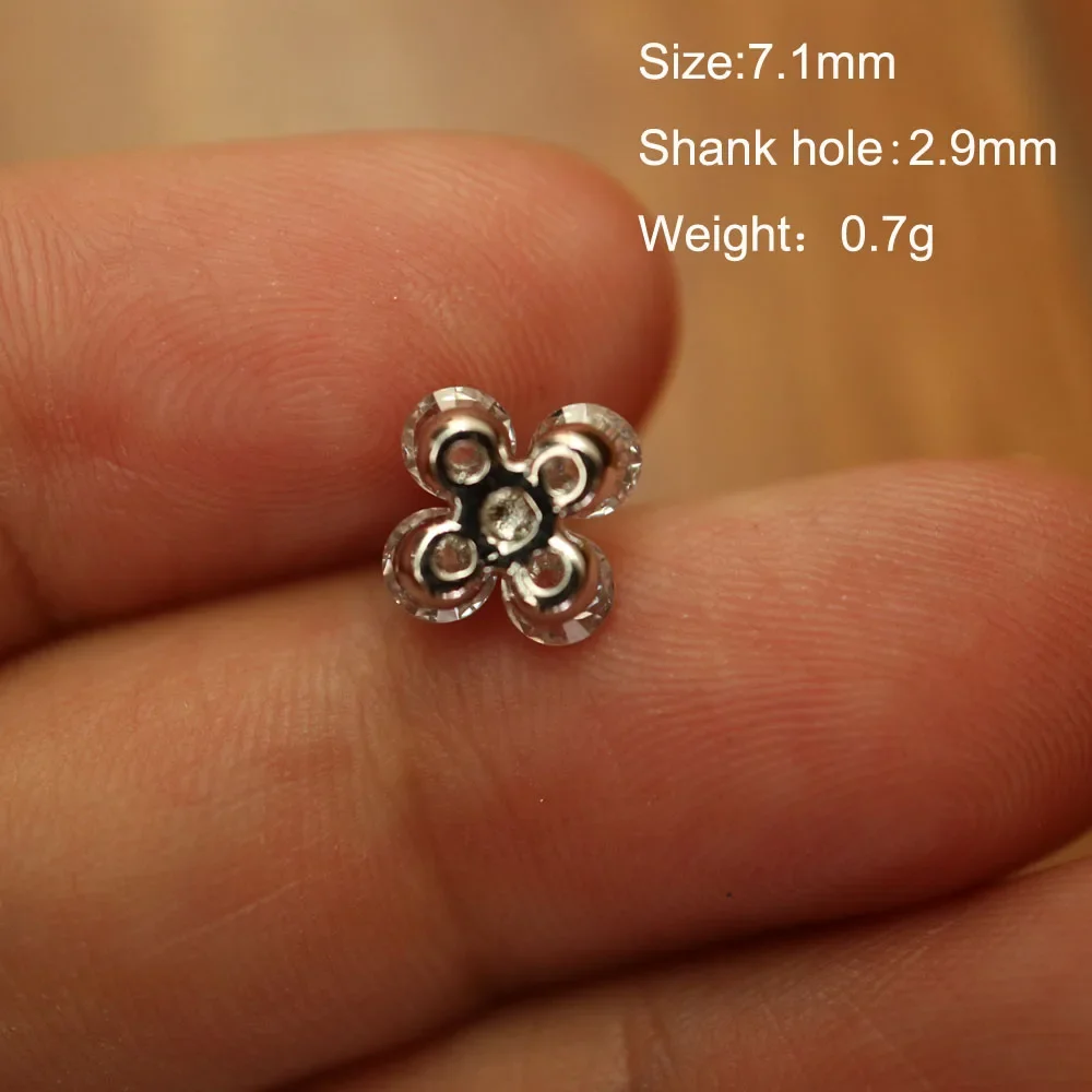 5pc Luxury Crystal buttons for clothing Cubic zirconia button for coat Decorative CZ sewing buttons for suits cardigan: DULL