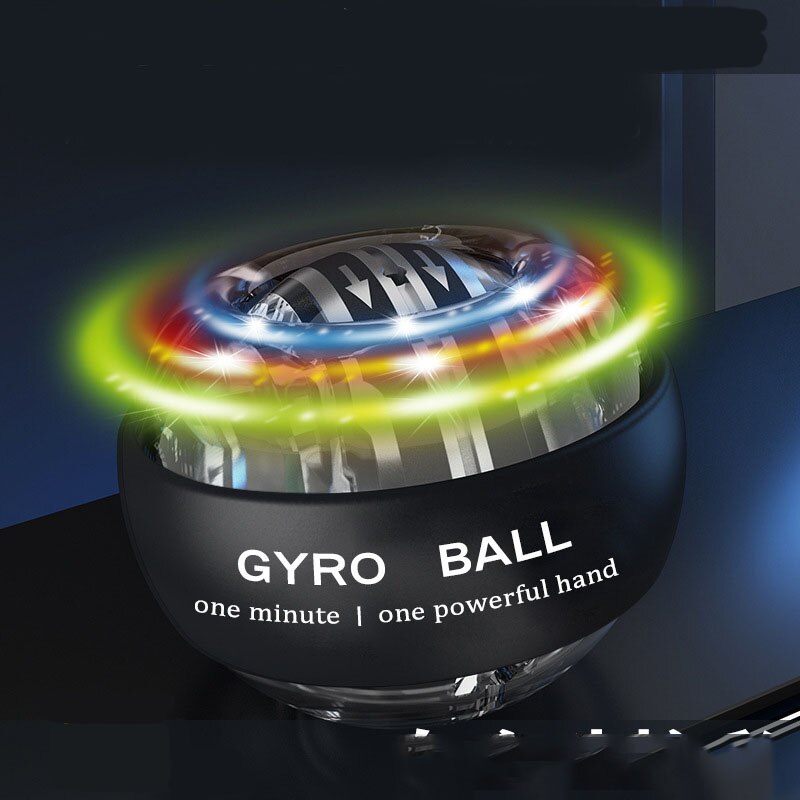 regnbue ledet muskelkraft ball håndledd ball trener slappe gyroskop powerball gyro væpne trener forsterker treningsutstyr