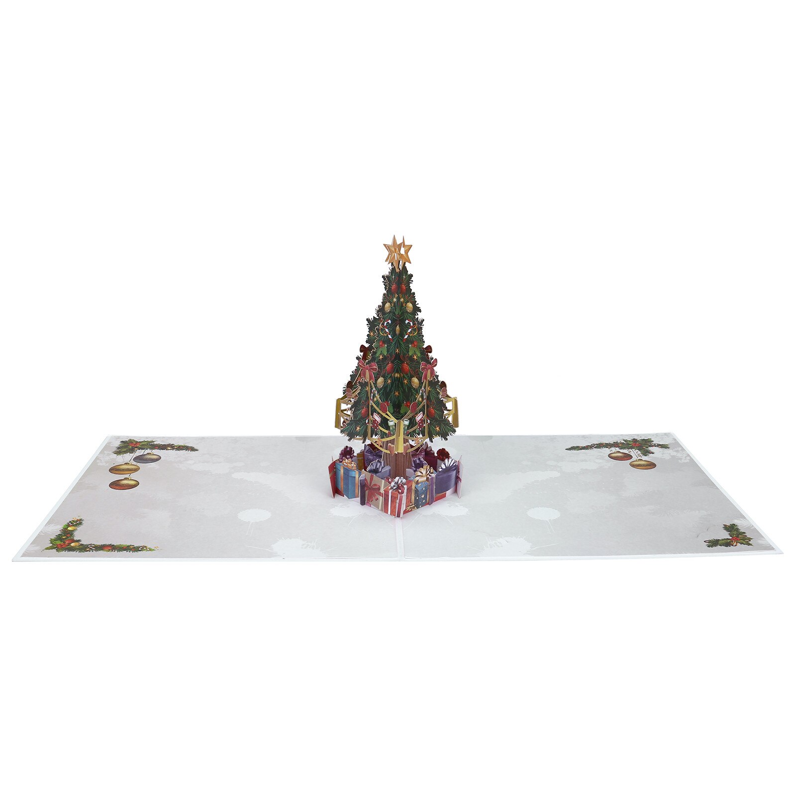 Christmas Thank You Cards Three-dimensional Greeting Card 3d Christmas Tree Birthday Wedding Invitations Cards