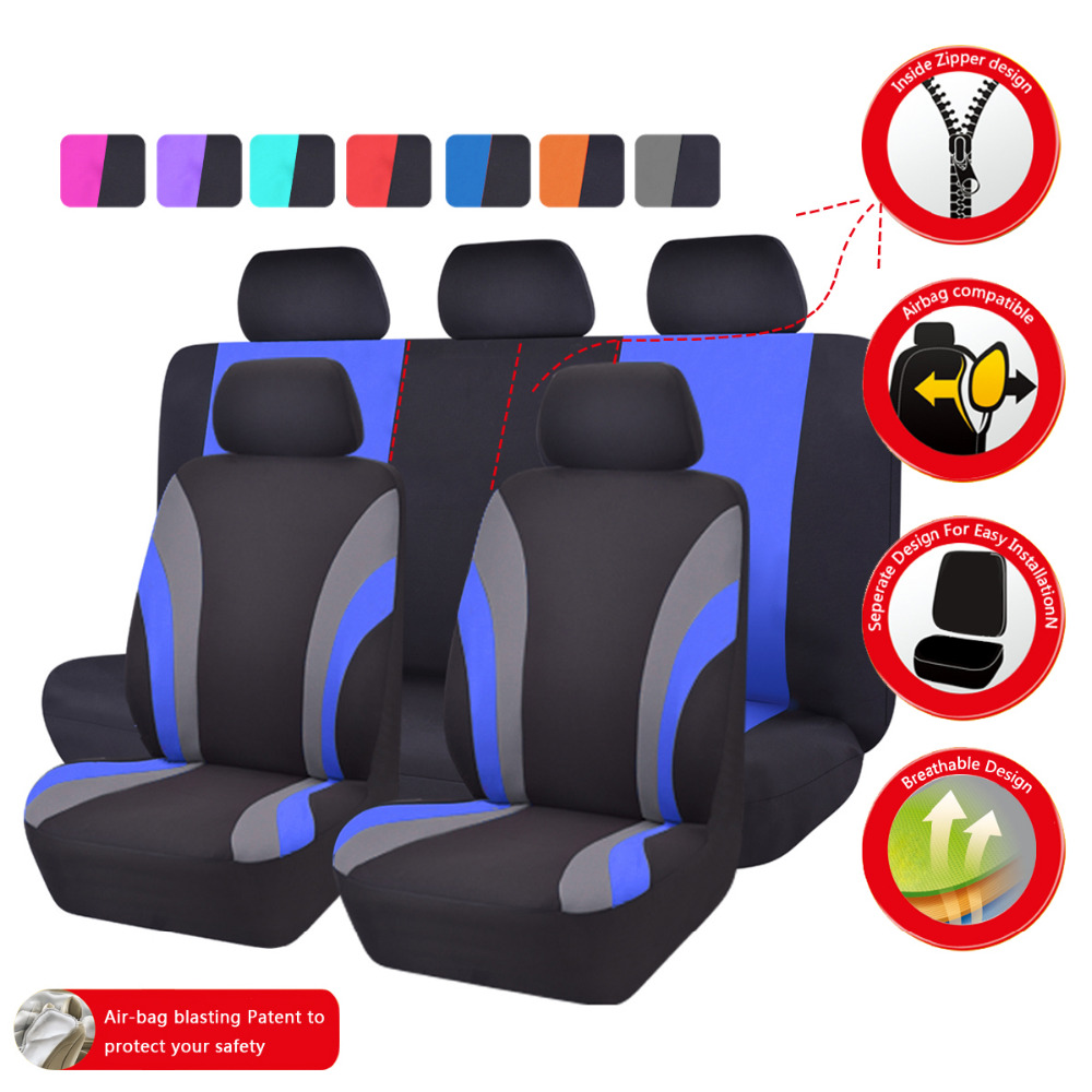 Auto-Pass Automobiles Universele Zeven Kleur Car Seat Cover Auto-Styling Stoelhoezen Fit Interieur Accessoires Zetel Decoratie