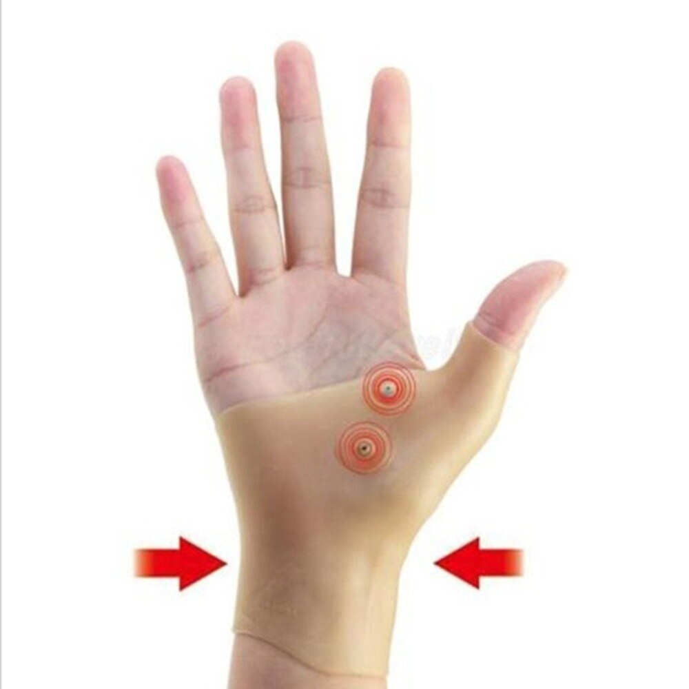 Magnetische Therapie Pols Handschoen Tenosynovitis Pijnbestrijding Pols Hand Duim Ondersteuning Handschoenen Polssteun Braces Voor Mannen en Vrouwen
