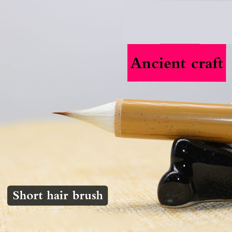 Chinese Calligraph Brushes Small Regular Script Special Writing Brush Caligrafia Ancient Craft Handmade Multiple Hair Brush Pen