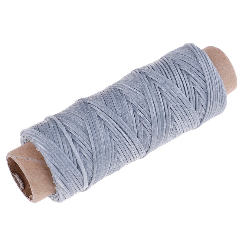 Hilo de coser encerado para zapatos de cuero, herramienta de costura a mano, 50 m/rollo: LG