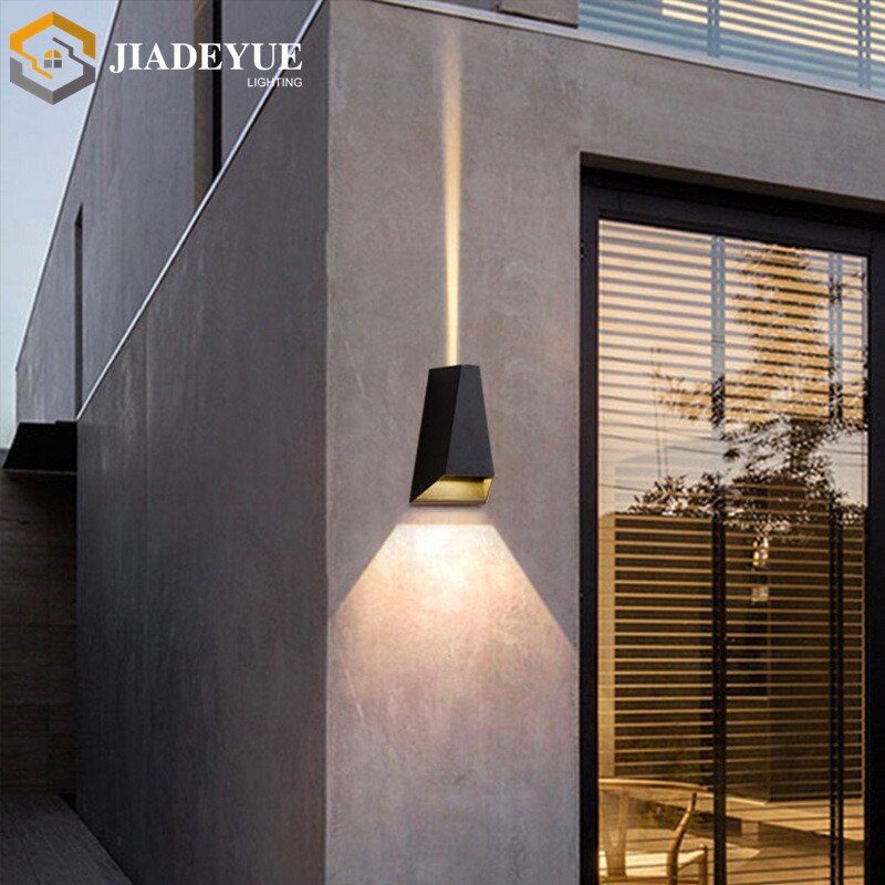 LED Waterproof Wall Light IP65 Up and Down Glowing Aisle Wall Light Outdoor Staircase Bedside Light Indoor Wall Light