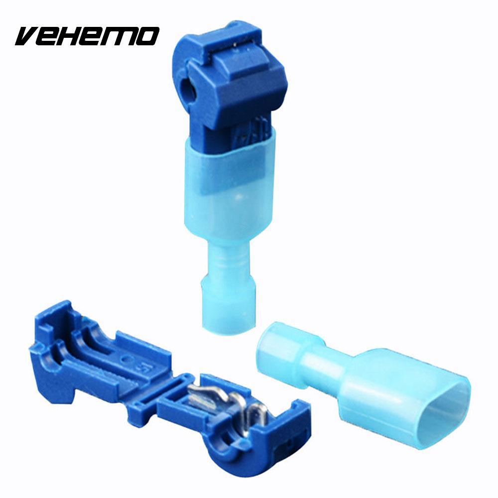 Vehemo 50PCS Wire Connector Tap Cable Connector Practical Replacement Electric Wire Premium Snap