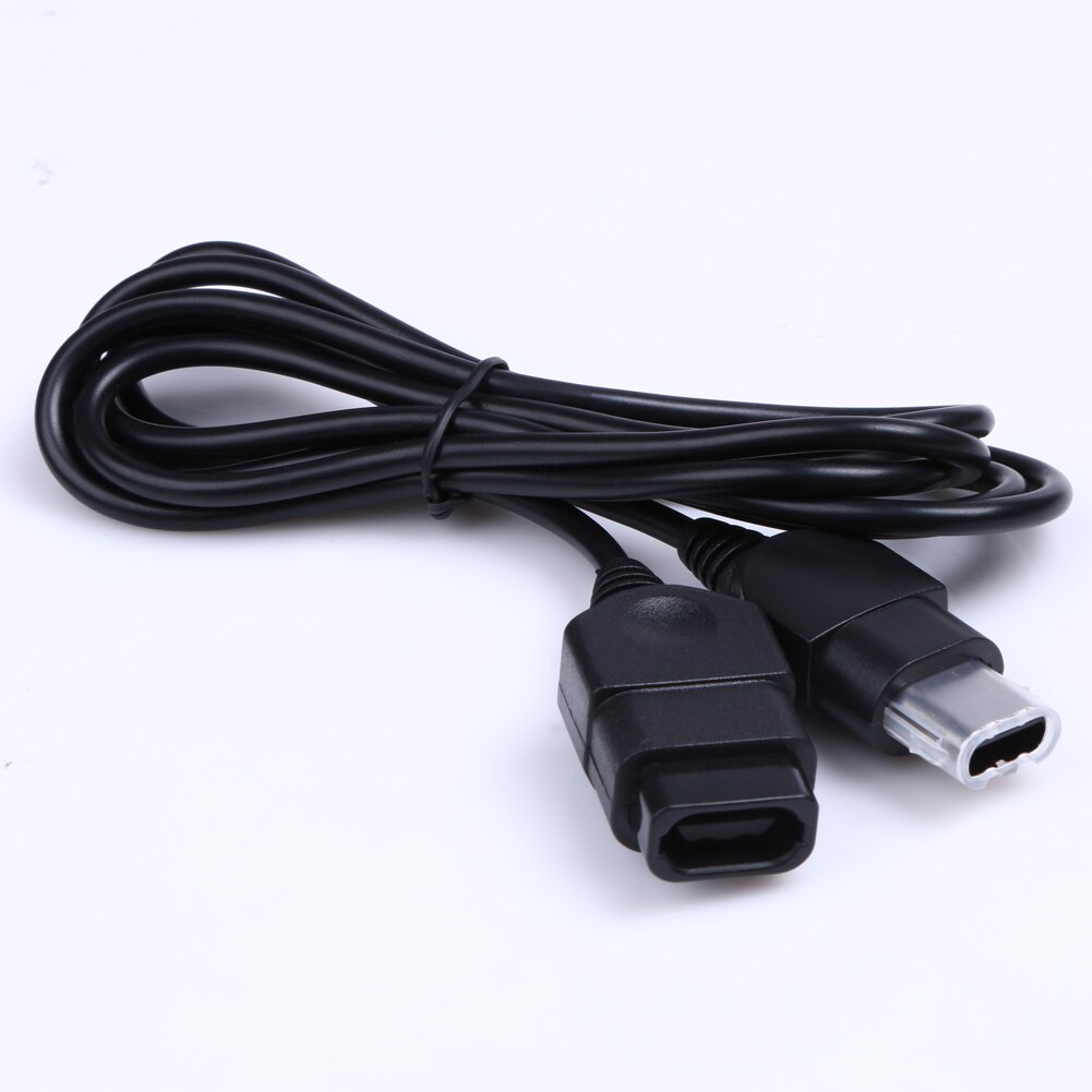 1.8M Black Controller Extension Cord Extender Cable Only For Original Xbox Controllers Simple Plug And Play Replacement Durable