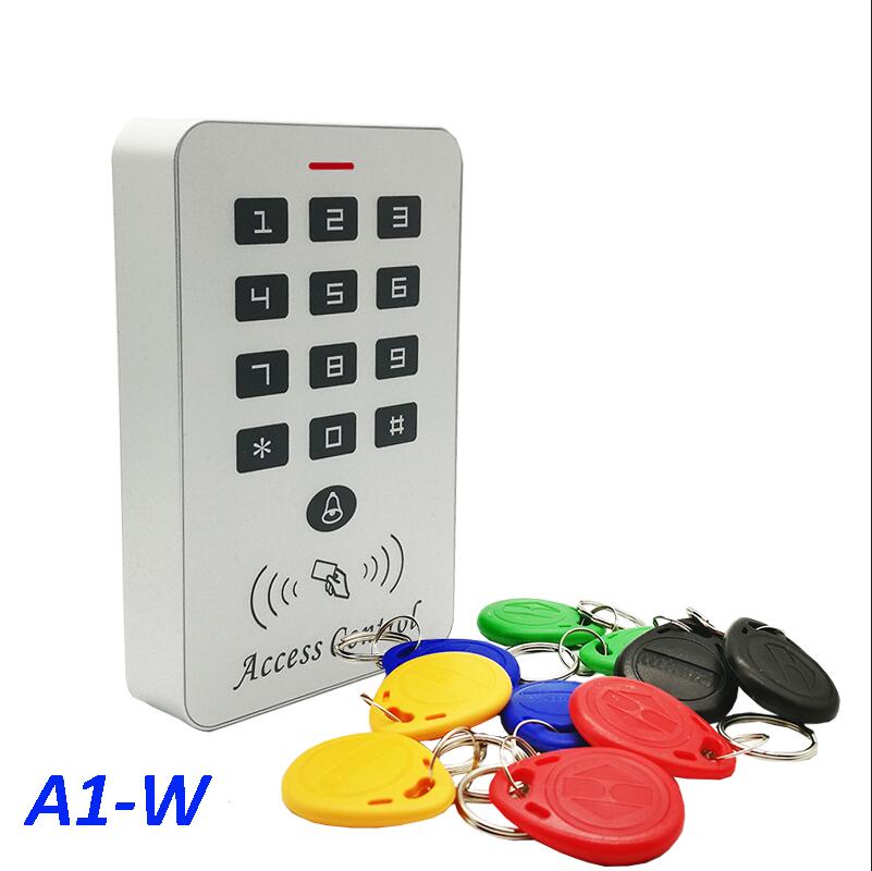 125Khz Rfid Access Control System Card Door Lock Controller Keypad Door Access Controller: Mix Keyfobs 1