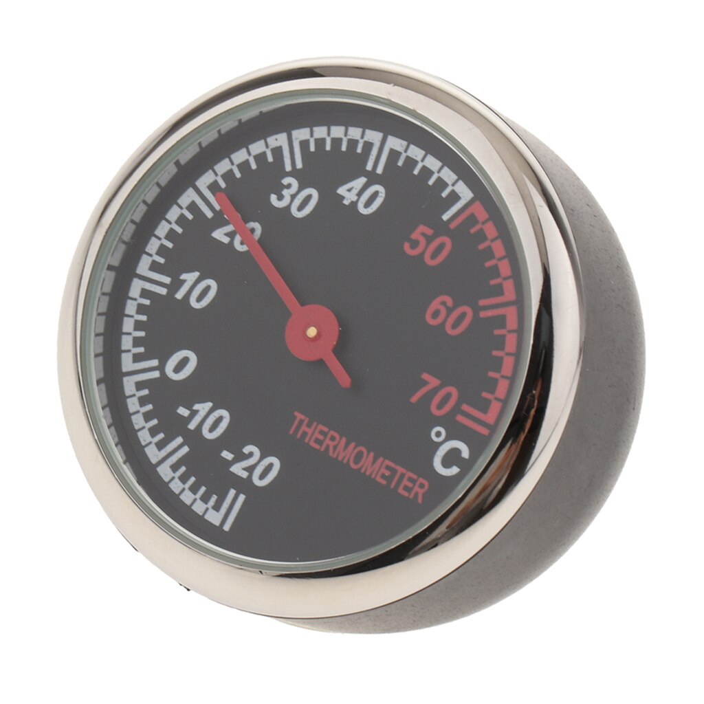 Electronic Clock Inside Outside Temperature Gauge Car Vehicle Thermometer