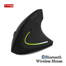 Chuyi 1600 Dpi Bluetooth Draadloze Verticale Muis Ergonomische Pols-Care Mause Matte Rgb Backlight Muizen Voor Pc Laptop Kantoor