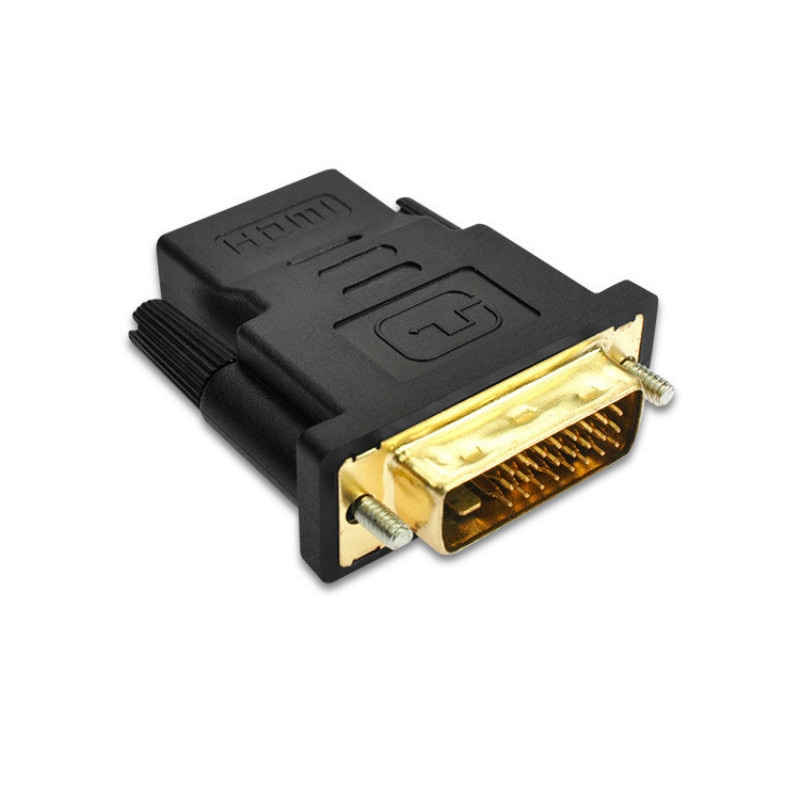 DVI 24+1 Male to HDMI Adapter Cables DVI 24k Gold Plated Plug to HDMI Converter 1080P for PC PS3 Projector Monitor HDTV